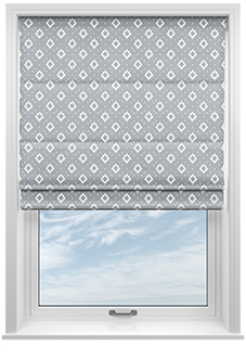 Huaraz Velvet, Grey - Roman Blind